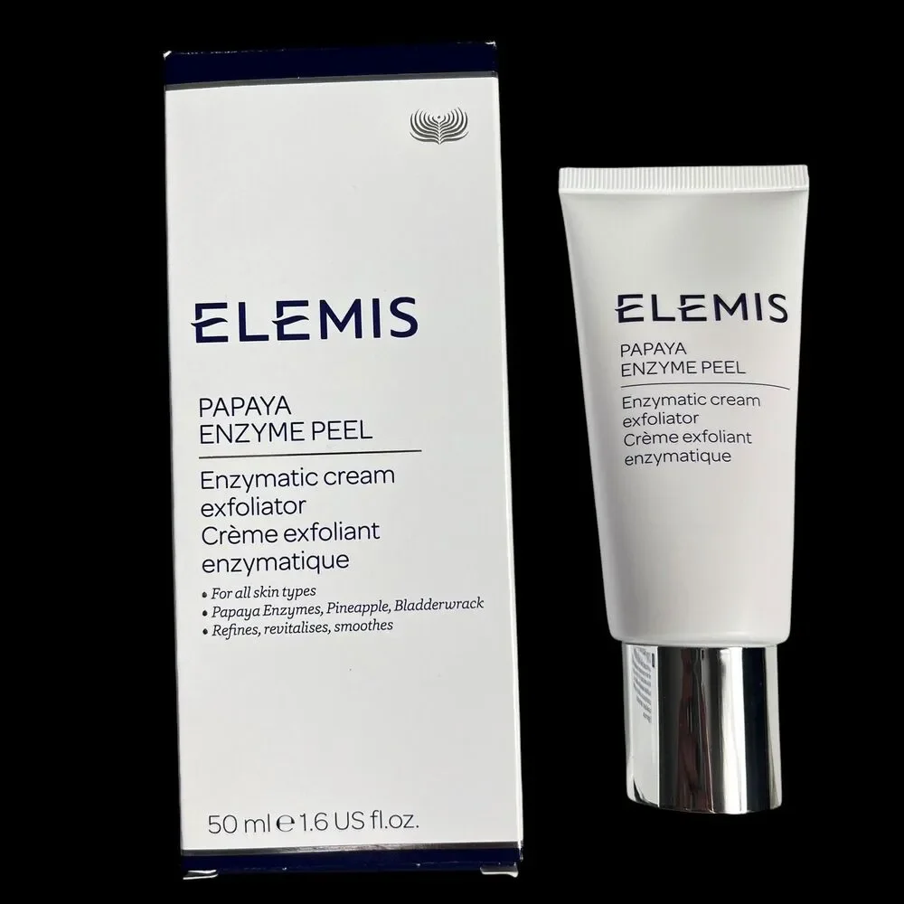 Elemis Papaya Enzyme Peel 50ml 1.6oz Enzymatic Cream Exfoliator New in Box